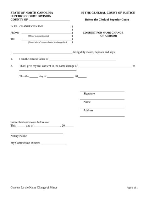 Petition For Name Change Minor Nc Form Fill Out And Sign Online Dochub