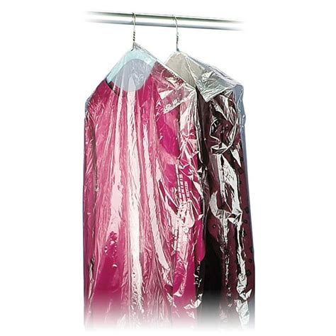 40 21x7 Crystal Clear Plastic Dry Cleaning Poly Garment Bags 600