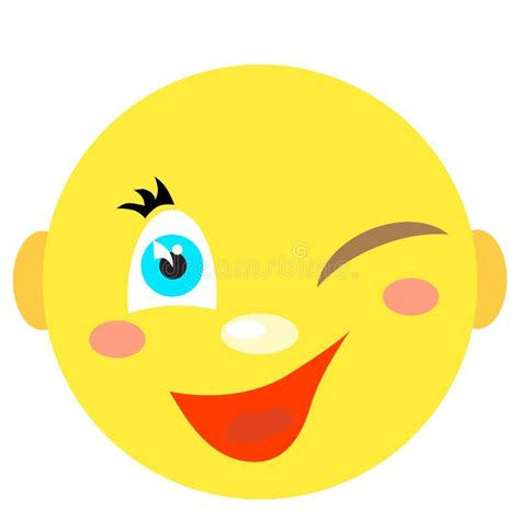 Smiley Winks And Smiles Stock Vector Illustration Of Icon 94628644