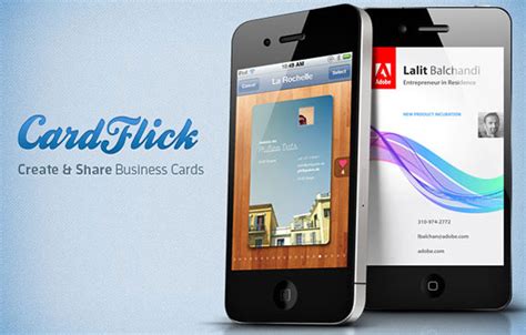 Camcard is the easiest app to manage and exchange business cards, the perfect fit for sales people, entrepreneurs, business developers or marketing experts, and anyone who want to be one. CardFlick Brings Beautiful Business Card Designs to ...