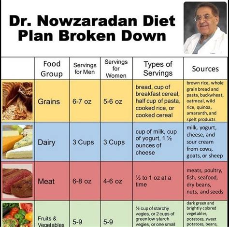dr nowzaradan diet plan printable