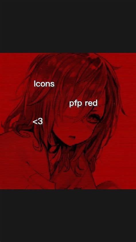 Icons Pfp Red