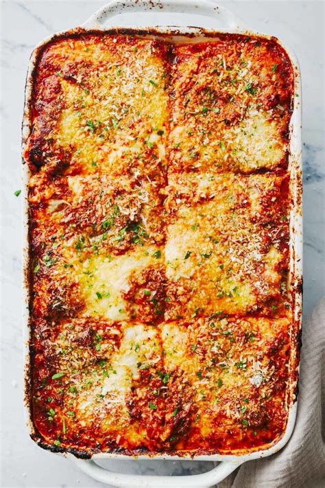 Basic Awesome Vegetarian Lasagna Recipe Pinch Of Yum