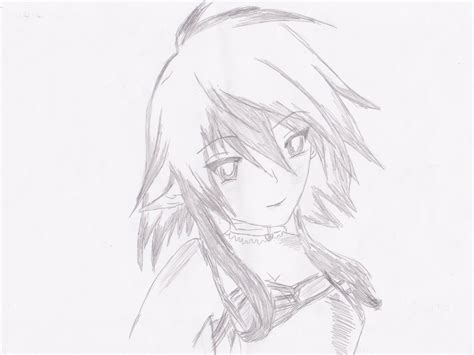 #mb am mai postat câteva desene. Desen in creion anime - Beautiful Girl ~ Here for you,when ...