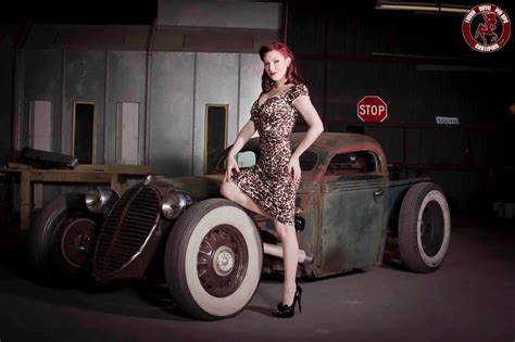 Rat Rod Pin Up Girl Shoot Hot Sex Picture