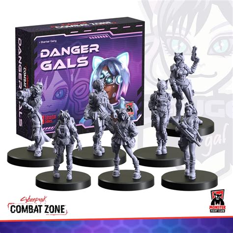 Cyberpunk Red Combat Zone Danger Gal Starter Gang Gry Bitewne