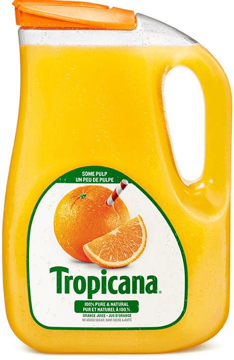 Tropicana® 100 Pure Orange Juice Some Pulp Tropicanaca
