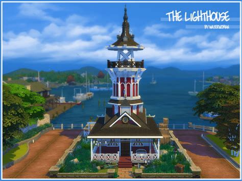 The Lighthouse By Waterwoman At Akisima Sims 4 Updates