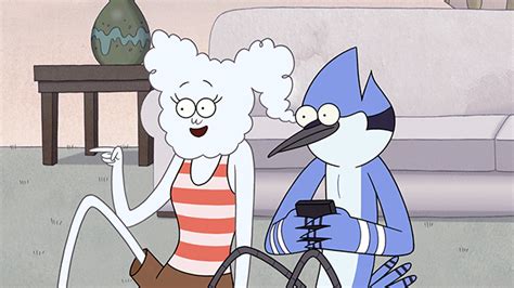 Cj And Mordecai Regular Show Couple Cartoon Cartoon World
