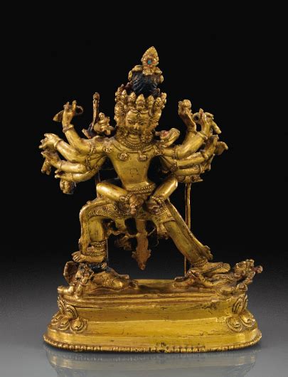 Global Nepali Museum A Gilt Copper Alloy Figure Of Chakrasamvara