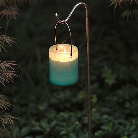 Hanging Colorful Glass Citronella Candle Terrain