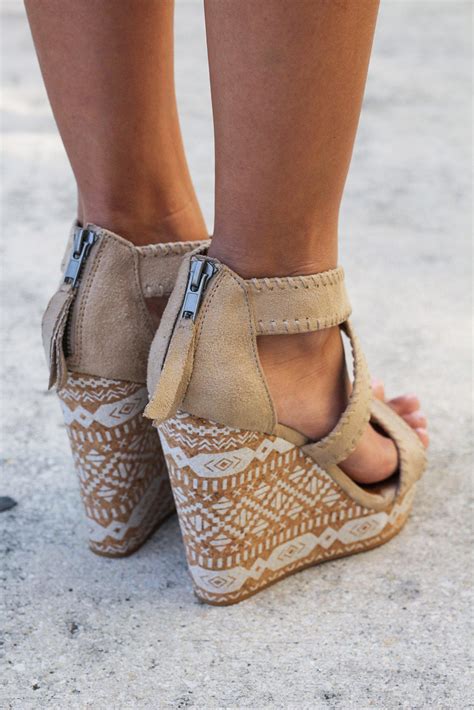 Remi Cream Wedges | Cute Wedges | Online Boutiques - Saved by the Dress