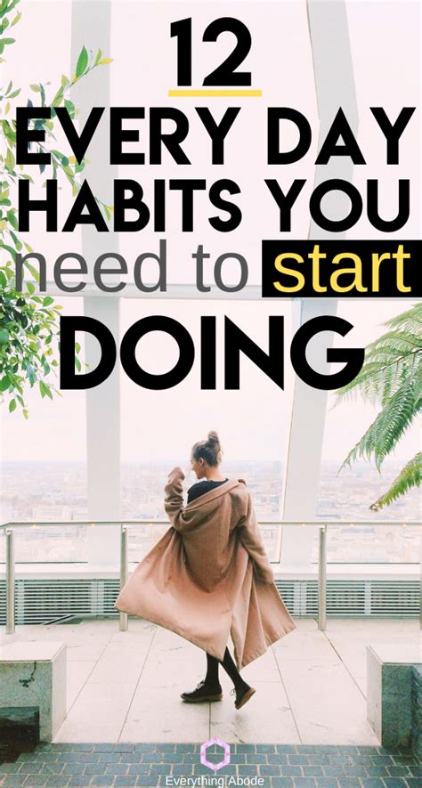 12 Daily Habits You Should Probably Do Every Day Success Habits Daily
