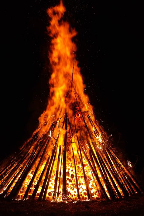 Free Photo Burn Burning Campfire Camping Dark Fire Flame Hippopx