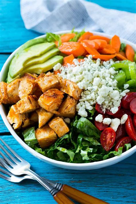 Easy Buffalo Chicken Salad Healthy Fitness Meals