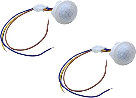 2 Pz LED Armadio Sensore PIR Rilevatore Di Movimento A Infrarossi