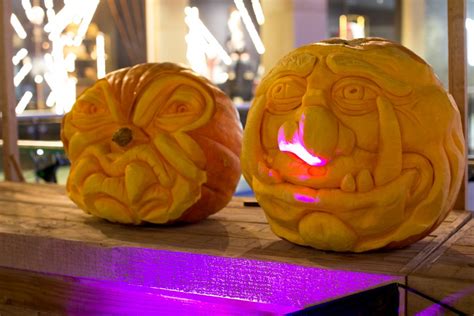 Celebrities Carved Into Pumpkins For Trinity Leeds