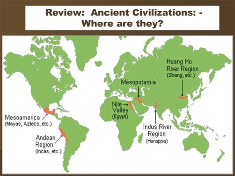 Ancient Civilizations Map Crash Course World History Thought Bubble