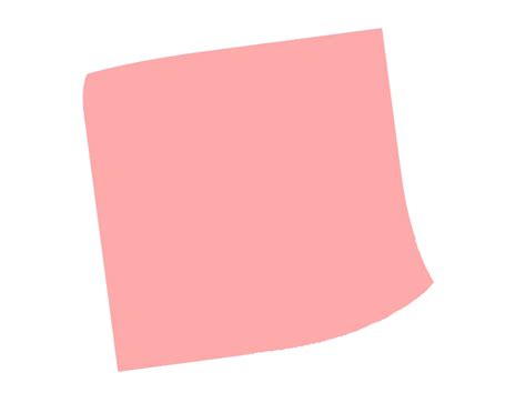 Pink Sticky Note Png All Png All