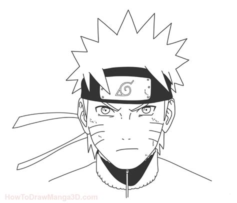 How To Draw Naruto With Step By Step Drawing Tutorials Yours Daily News
