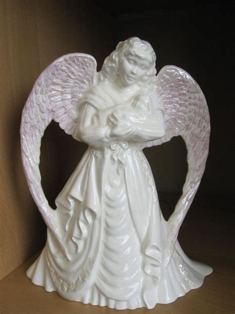 Angel And Child Ceramic Handmade Etsy Handmade Ceramics White Clay