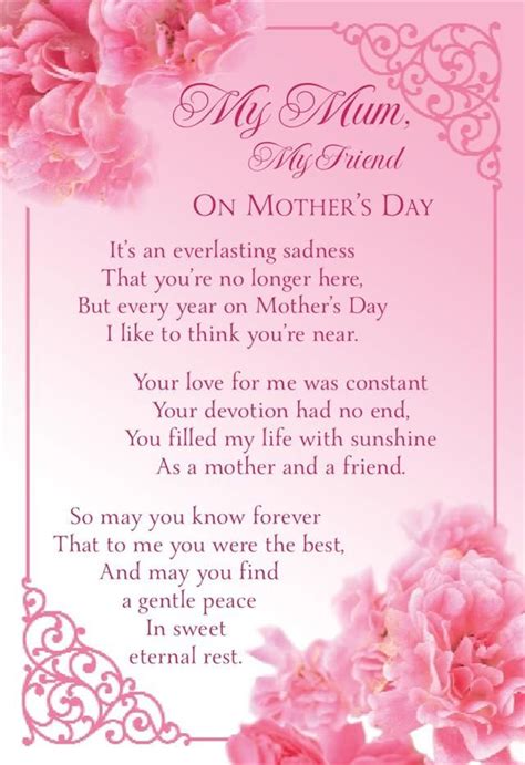 However, the day is celebrated every year on different dates in the various countries around. Details about Mothers Day Graveside Bereavement Memorial ...