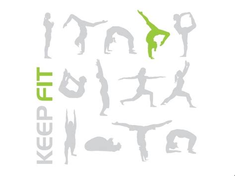 Keep Fit Free Vector In Adobe Illustrator Ai Ai Vector