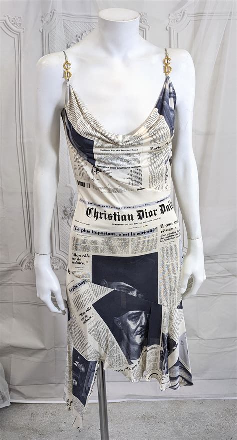 Sex And The City 2 Iconic John Galliano For Christian Dior Newsprint