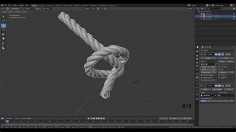 Create Realistic Rope Model In Blender 282 Youtube