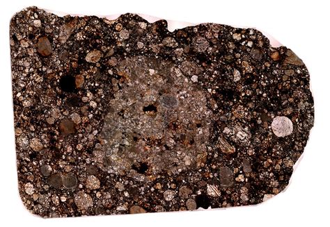 Nwa 980 Meteorite Thin Section Solar Anamnesis