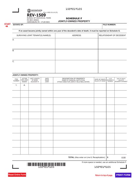 Form Rev 1509 Schedule F Fill Out Sign Online And Download Fillable