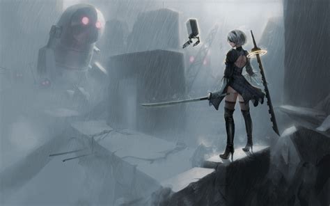 3840x2400 Nier Automata 4k Hd Wallpaper 1080p Nier Automata Art