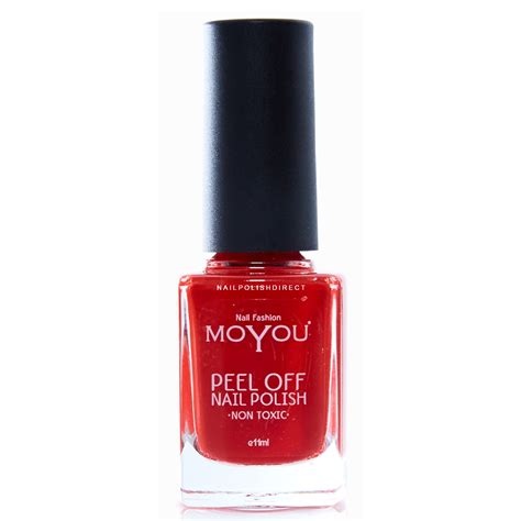 Moyou Peel Off Non Toxic Nail Polish Fiery Flamenco 11ml Myp4