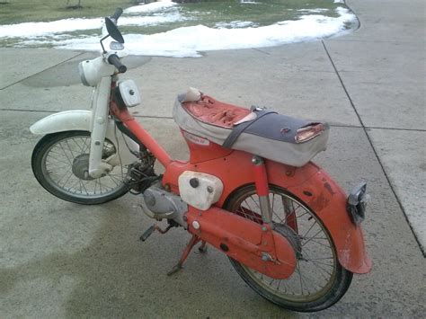 All dirt bikes → mini bike → honda → z50 → 1964. 1964 (?) Honda Cub 50~Runs Strong, No Smoke~Original~Barn ...