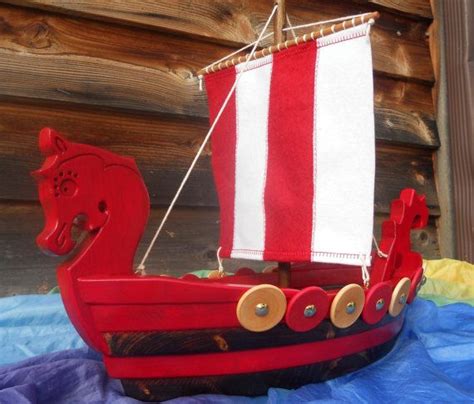 Wooden Viking Ship Etsy Toys For Tots Viking Ship Wooden