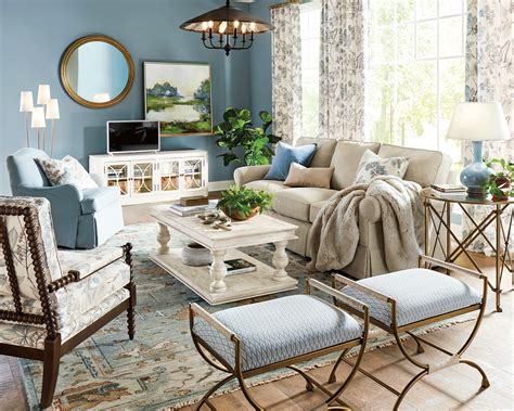 Blue Living Room Home Interior Design