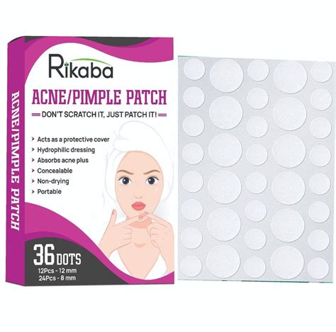 Rikaba Acne Pimple Patch Invisible Facial Stickers Cover With 100