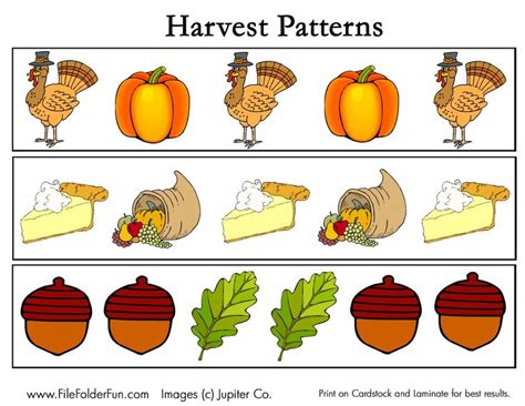 Check spelling or type a new query. Harvest Pattern Printable | Thanksgiving preschool ...