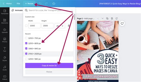 How To Resize In Canva 3 Easy Canva Resize Tricks For 2022 2022