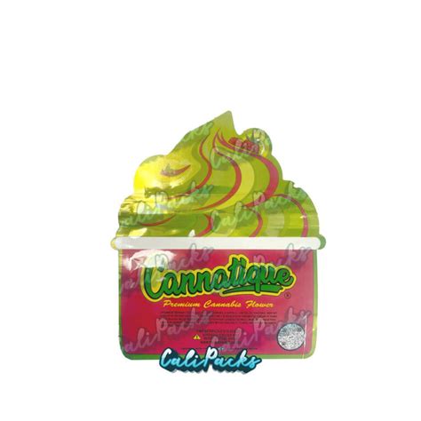 Cannatique Lemon Raspberry Gelato 35g Die Cut Bag Calipacks