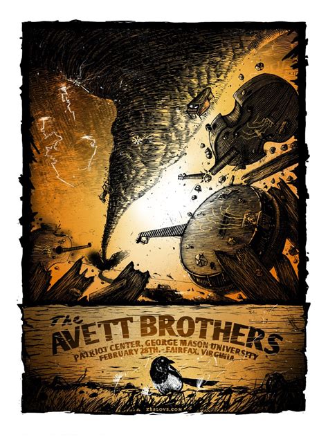 Inside The Rock Poster Frame Blog Avett Brothers Zeb Love Posters Release Details