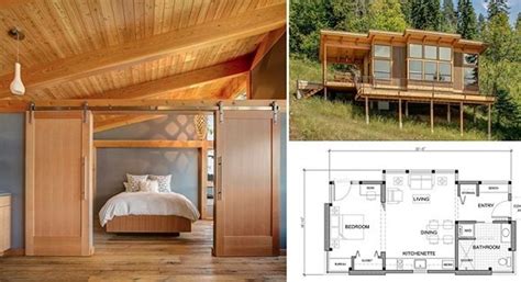 Prefab Timber Cabin 550 Sq Ft Of Elegant Design Cozy Homes Life
