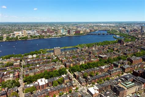 Aerial View Of Boston Stock Photo Image Of River Estate 19817128
