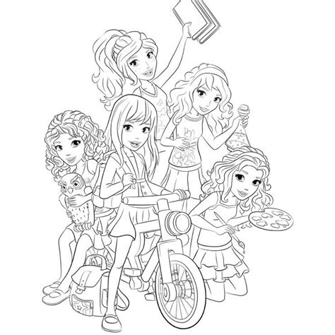 Lego Friends Coloring Page Printable Free Free Coloring Page Images