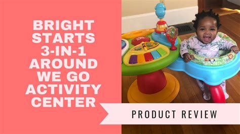 Bright Starts 3 In 1 Around We Go Activity Center Assembly And Product Review Youtube