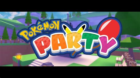 Pokemon Party Teaser My New Pokemon Roblox Game Youtube