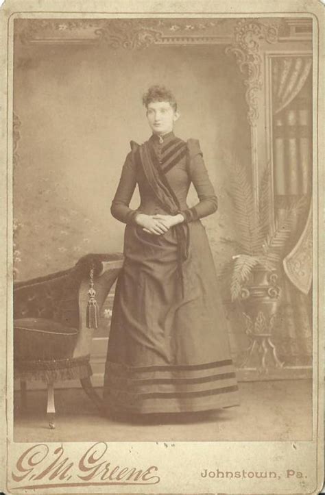Vintage Johnstown Unknown Woman Abt 1890