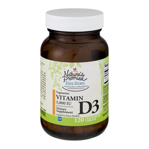 Save On Natures Promise Vitamin D3 5000 Iu Dietary Supplement Tablets
