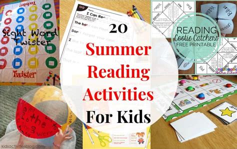 20 Summer Reading Activities For Kids Tastefully Frugal
