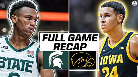 Iowa Storms Back To Stun Michigan State In Overtime Full Game Recap Reaction Cbs Sports